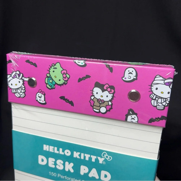 Sanrio Hello Kitty Pink Halloween 3 Piece Stationary -Frankenstien & Mummy Theme - Picture 8 of 14